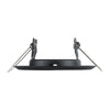 GloboStar® DELTA 77808 Χωνευτό Στρόγγυλο Σποτ Οροφής για Λάμπα MR16 με Βάση GU5.3 ή GU10 - IP20 - Μεταλλικό - Φ83 x Υ31mm - Μαύρο - 5 Χρόνια Εγγύηση