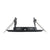 GloboStar® DELTA 77808 Χωνευτό Στρόγγυλο Σποτ Οροφής για Λάμπα MR16 με Βάση GU5.3 ή GU10 - IP20 - Μεταλλικό - Φ83 x Υ31mm - Μαύρο - 5 Χρόνια Εγγύηση