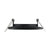 GloboStar® DELTA 77815 Χωνευτό Κινούμενο Στρόγγυλο Σποτ Οροφής για Λάμπα MR16 με Βάση GU5.3 ή GU10 - IP20 - Μεταλλικό - Φ92 x Υ28mm- Μαύρο - 5 Χρόνια Εγγύηση