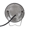 GloboStar® UNDERWATER-JERRY 90423 Υποβρύχιο Επιφανειακό Φωτιστικό Σποτ Ειδικό για Σιντριβάνια - Πισίνες - Τζακούζι LED 12W 1080lm 120° DC 24V Αδιάβροχο IP68 Μ14.5 x Π7 x Υ19cm Θερμό Λευκό 2700K - Ανοξείδωτο Ατσάλι SS304 - 3 Χρόνια Εγγύηση
