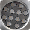 GloboStar® UNDERWATER-JERRY 90423 Υποβρύχιο Επιφανειακό Φωτιστικό Σποτ Ειδικό για Σιντριβάνια - Πισίνες - Τζακούζι LED 12W 1080lm 120° DC 24V Αδιάβροχο IP68 Μ14.5 x Π7 x Υ19cm Θερμό Λευκό 2700K - Ανοξείδωτο Ατσάλι SS304 - 3 Χρόνια Εγγύηση