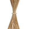 GloboStar® PORTONOVO S-02276 Boho Επιδαπέδιο Φωτιστικό Μονόφωτο 1 x E27 AC220-240V IP20 - Φ35 x Υ165cm - Μπεζ Ξύλινο Πλέγμα - 5 Χρόνια Εγγύηση