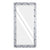 GloboStar® MAKEUP MIRROR-160x80-3 Μοντέρνος Καθρέπτης Μακιγιάζ με Πλαίσιο Φυσικού Ξύλου με Διακόπτη On/Off 20 x E27 AC220-240V - Μ80 x Π7 x Υ160cm - Γκρι Τσιμέντου