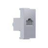 ^ MODYS ΠΡΙΖΑ ΔΙΚΤΥΟΥ ΑΣΗΜΙ 1 ΣΤ. RJ45 CAT.6 ΜΕ ΘΩΡΑΚΙΣΗ IP20