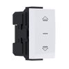 ^MODYS ΜΠΟΥΤΟΝ ΡΟΛΛΩΝ ΛΕΥΚΟ 1 ΣΤ. 2P 10A 250VAC IP20
