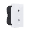 ^ MODYS ΔΙΠΟΛΙΚΗ ΠΡΙΖΑ ΑΣΦΑΛΕΙΑΣ ΛΕΥΚΗ 1 ΣΤ. 2P 10A 250VAC IP20