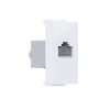 ^ MODYS ΠΡΙΖΑ ΔΙΚΤΥΟΥ ΛΕΥΚΗ 1 ΣΤ. RJ45 CAT.6A ΜΕ ΘΩΡΑΚΙΣΗ IP20