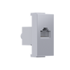 ^ MODYS ΠΡΙΖΑ ΔΙΚΤΥΟΥ ΑΣΗΜΙ  1 ΣΤ. RJ45 CAT.6A ΜΕ ΘΩΡΑΚΙΣΗ IP20