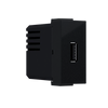 ^ MODYS ΠΡΙΖΑ ΤΡΟΦΟΔΟΣΙΑΣ USB 1 ΣΤ. 1xUSB ΜΑΥΡΗ ΜΑΤ  5VDC 1.2A IP20