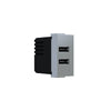 ^ MODYS ΠΡΙΖΑ ΤΡΟΦΟΔΟΣΙΑΣ USB 1 ΣΤ. 2XUSB A+C ΑΣΗΜΙ 5VDC 3A IP20