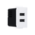 ^ MODYS ΠΡΙΖΑ ΤΡΟΦΟΔΟΣΙΑΣ USB 1 ΣΤ. 2xUSB ΛΕΥΚΗ 5VDC 2X1.2A IP20