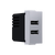 ^ MODYS ΠΡΙΖΑ ΤΡΟΦΟΔΟΣΙΑΣ USB 1 ΣΤ. 2xUSB ΑΣΗΜΙ 5VDC 2X1.2A IP20