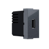 ^ MODYS ΠΡΙΖΑ ΤΡΟΦΟΔΟΣΙΑΣ USB 1 ΣΤ. 1xUSB ΑΝΘΡΑΚΙ 5VDC 1.2A IP20