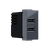 ^ MODYS ΠΡΙΖΑ ΤΡΟΦΟΔΟΣΙΑΣ USB 1 ΣΤ. 2xUSB ΑΝΘΡΑΚΙ 5VDC 2X1.2A IP20