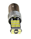 1157 Canbus Led Αυτοκινητων 45 Smd 4014-650Lm-12VDc-Ψυχρο Λευκο-1τεμ.