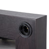 GloboStar® MAKEUP MIRROR-80x80-2 Μοντέρνος Καθρέπτης Μακιγιάζ με Πλαίσιο Φυσικού Ξύλου με Διακόπτη On/Off 12 x E27 AC220-240V - Μ80 x Π7 x Υ80cm - Καφέ Wenge