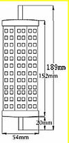 15w R7s Λαμπα led -85-265V AC-200°-LED PLC