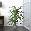 GloboStar® Artificial Garden ALONISSOS 20459 Τσιμεντένιο Κασπώ Γλάστρα - Flower Pot Γκρι Φ23.5cm x Υ18cm