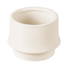 GloboStar® Artificial Garden VENICE 20448 Πήλινο Κεραμικό Κασπώ Γλάστρα - Flower Pot Μπεζ  Φ17cm x Υ15cm