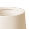 GloboStar® Artificial Garden VENICE 20448 Πήλινο Κεραμικό Κασπώ Γλάστρα - Flower Pot Μπεζ  Φ17cm x Υ15cm