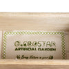 GloboStar® Artificial Garden ALSACE 20552 Κρεμαστό Διακοσμητικό Ξύλινο Κασπώ Γλάστρα - Flower Pot Καφέ Μ18 x Π7.5 x Υ27cm