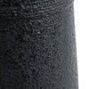 GloboStar® Artificial Garden JAKLIN 20723 Επιδαπέδιο Πολυεστερικό Τσιμεντένιο Κασπώ Γλάστρα - Flower Pot Μαύρο Φ34 x Υ62cm