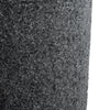 GloboStar® Artificial Garden BALLAGIO 20745 Επιδαπέδιο Πολυεστερικό Τσιμεντένιο Κασπώ Γλάστρα - Flower Pot Μαύρο με Καφέ Φ42 x Υ91cm