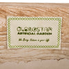GloboStar® Artificial Garden TOSCANE 20749 Επιδαπέδιο Πολυεστερικό Τσιμεντένιο Κασπώ Γλάστρα - Flower Pot Γκρι με Καφέ Μ110 x Π30 x Υ61cm