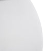 GloboStar® Artificial Garden MURANO 20766 Επιδαπέδιο Πολυεστερικό Τσιμεντένιο Κασπώ Γλάστρα - Flower Pot Λευκό Φ90 x Υ70cm