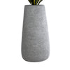 GloboStar® Artificial Garden OXFORD 20795 Επιδαπέδιο Πολυεστερικό Τσιμεντένιο Κασπώ Γλάστρα - Flower Pot Γκρι Μ45 x Π49 x Υ90cm