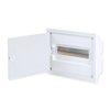 FLUSH MOUNTING 12 MODULES 1 ROW WHITE DOOR