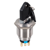 3-POSITION SWITCH+ ARREST EL-22Y3 NO+NC IP65 GREEN