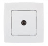 Πρίζα Τηλεόρασης TV Λευκή-tv-socket-city