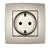 Σούκο Πρίζα - Σαμπανί Μεταλλικό-german-socket-city-chme