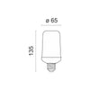Λάμπα Led E27 5W με Κινούμενη Φλόγα (Εφέ Φλόγας)-spl5729