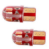 Μπλέ T10 Canbus 8smd 4014 Led Αυτοκινήτων 2ης Γενιας 9v-16vdc-1τεμ