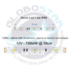 Ταινία LED Λευκή Professional Series 5m 7.2W/m 12V 30LED/m 5050 SMD 525lm/m 120° Αδιάβροχη IP65 Ψυχρό Λευκό 6000k  85250
