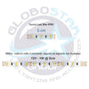 Ταινία LED Λευκή Professional Series 5m 20W/m 12V 60LED/m 5730 SMD 2400lm/m 120° Αδιάβροχη IP65 Θερμό Λευκό 3000k  77392