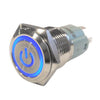 Διακοπτάκι LED ON/OFF 230 Volt 4 Ampere Μπλε  05053