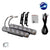 ΣΕΤ DRL Φώτα ημέρας Αυτοκινήτου 20 Watt 12 Volt DC Ψυχρό Λευκό 6000k  43050