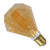 Λάμπα LED E27 Diamond 6W 230V 560lm 320° Edison Filament Retro Θερμό Λευκό Μελί 2200k Dimmable  44034