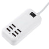 Φορτιστής USB 6 Θέσεων με ON / OFF Διακόπτη 4A 20 Watt 5V DC Λευκός  69998