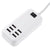 Φορτιστής USB 6 Θέσεων με ON / OFF Διακόπτη 4A 20 Watt 5V DC Λευκός  69998