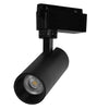 Μονοφασικό Bridgelux COB LED Μάυρο Φωτιστικό Σποτ Ράγας 10W 230V 1200lm 30° Θερμό Λευκό 3000k  93093