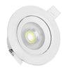 Φωτιστικό LED Spot Οροφής Mini Downlight 5W 230v 550lm 50° με Κινούμενη Βάση Φ9 Ψυχρό Λευκό 6000k  01882