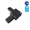 Μονοφασικός Connector 2 Καλωδίων Συνδεσμολογίας Ελ (L) για Μαύρη Ράγα Οροφής  93027