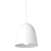 ΜΕΤΑΛΛΙΚΗ ΚΑΜΠΑΝΑ 1XE27 ΛΕΥΚΗ Φ22χΗ23cm
