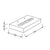 ΕΠΙΤΟΙΧΙΟ Φ/Σ LED ΛΕΥΚΟ UPSIDE SHELF 4W 230V 3000K 30000hrs