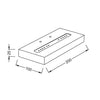 ΕΠΙΤΟΙΧΙΟ Φ/Σ LED ΛΕΥΚΟ UPSIDE SHELF 5W 230V 3000K 30000hrs