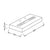ΕΠΙΤΟΙΧΙΟ Φ/Σ LED ΛΕΥΚΟ UPSIDE SHELF 5W 230V 3000K 30000hrs